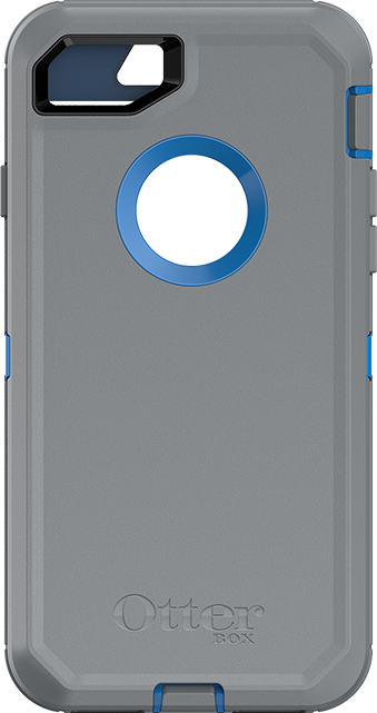 OtterBox Defender Series Case and Holster - iPhone SE (2020)/8/7 - Marathoner Gray
